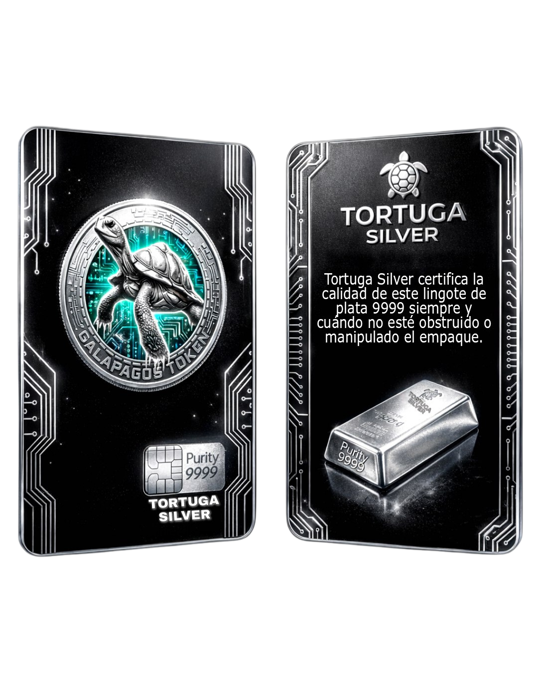 Tarjeta 1 Gramo Plata